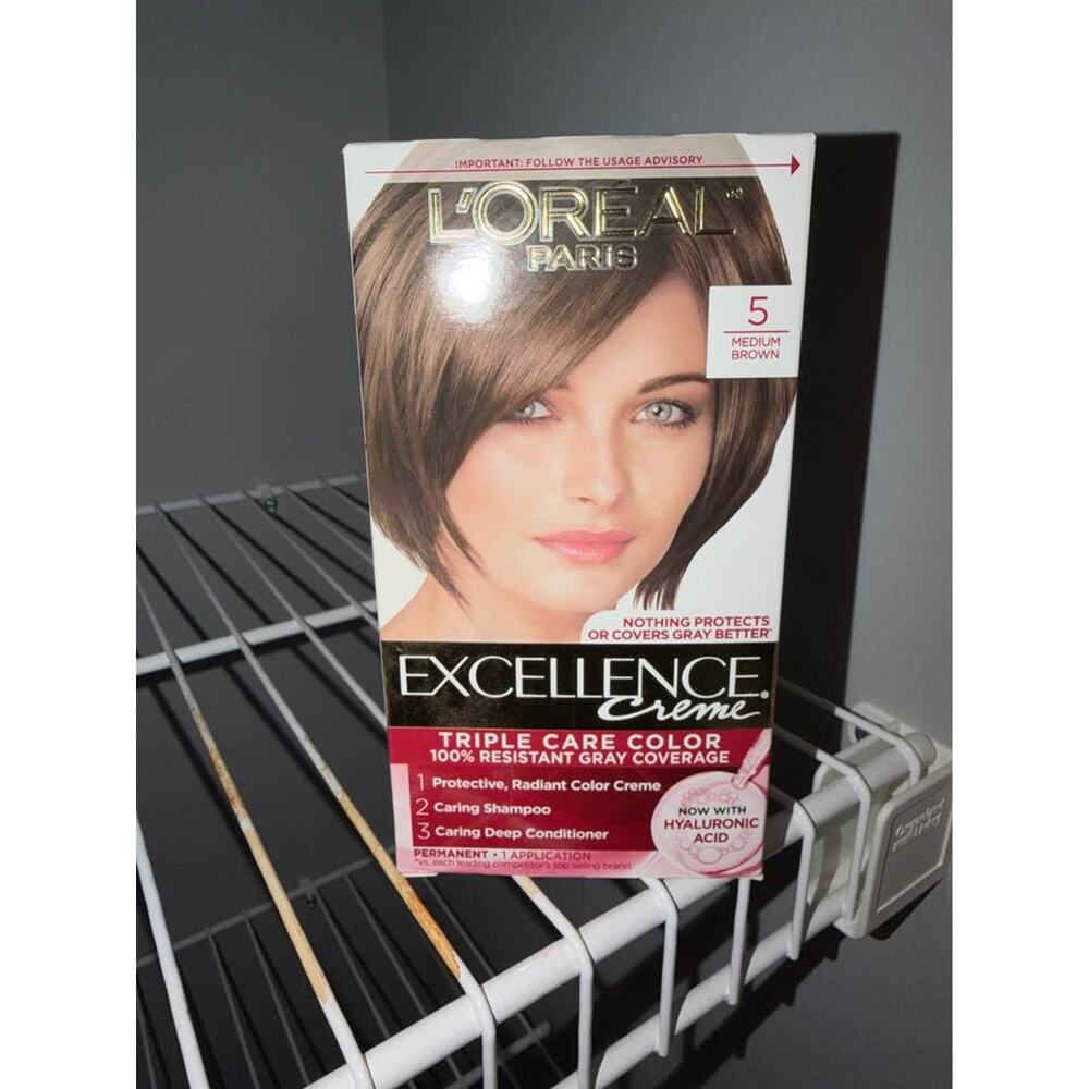 L'Oreal Paris Excellence Creme Medium Brown (5) Hair Dye